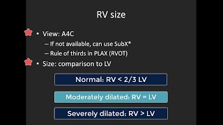 Basic Right Ventricle Assessment with POCUS [upl. by Breeze]