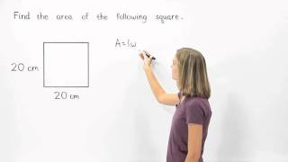 Area of a Square  MathHelpcom [upl. by Zoller]