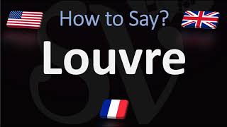 How to Pronounce Louvre  Paris Museum Pronunciation Native Speaker [upl. by Llennoc]