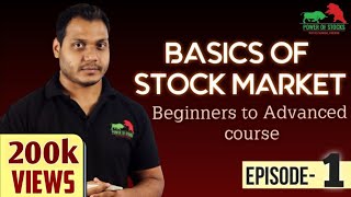 Stock Market Free Course For Beginners To Advanced Episode1 [upl. by Jackelyn]