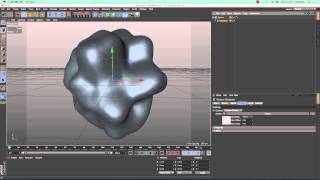 Cinema 4D Tutorial Displacer Deformer [upl. by Ahsikal]