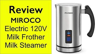 Review Miroco Milk Frother  How to make froth milk at home [upl. by Harlin]