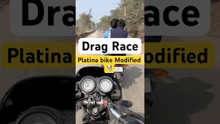 Drag Racing in Old Mode Platina🚀Modified Bikes 😱 [upl. by Hanley]