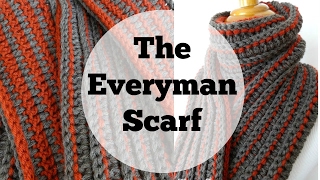 How to Crochet the Every Man Scarf [upl. by Rana103]