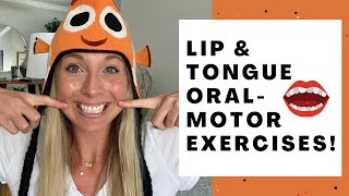 SPEECH THERAPY LIP amp TONGUE ORAL MOTOR EXERCISES Improve Coordination amp Speech Sound Productions [upl. by Sineray]