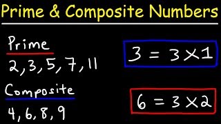 Prime Numbers and Composite Numbers [upl. by Dorsey]