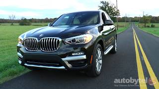 2018 BMW X3 xDrive30i Test Drive Video Review [upl. by Analram]