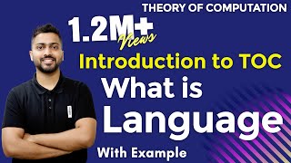 Lec2 Introduction to TOC  What is Language in TOC with Examples in Hindi [upl. by Anaibib]