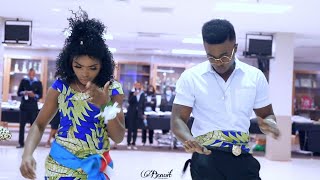 Best Congolese Wedding Entrance Dance  Lohi amp Justin [upl. by Lavelle804]