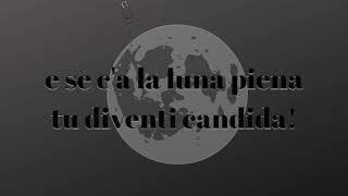 Tintarella di Luna by Mina  Lyric Video [upl. by Cloutman]