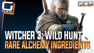 Witcher 3 The Wild Hunt  Rare Alchemy Ingredients Merchant Crows Eye Ranogrin Mold [upl. by Figone937]