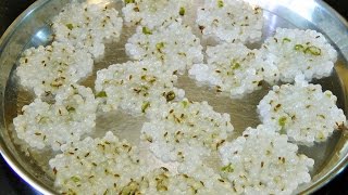 साबुदाणा पापड  How to make Sabudana papad  madhurasrecipe [upl. by Silvanus]