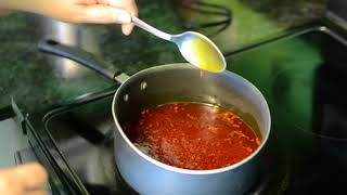 COMO HACER ACEITE DE ACHIOTE FACIL RICOS PARA LAS COMIDAS [upl. by Enaitsirk]