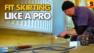 How To Fit Skirting Boards Like a Pro [upl. by Meirrak]