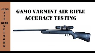 GAMO Varmint Air Rifle Accuracy Testing [upl. by Allertse410]