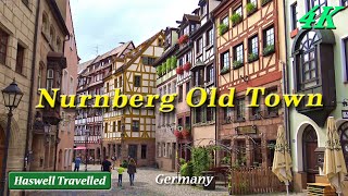 Nurnberg Old Town Nuremberg Germany Travel 4K Video [upl. by Naitsyrk]