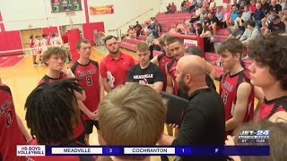 Meadville vs Cochranton volleyball [upl. by Enilrem]