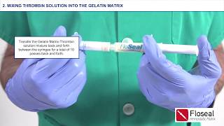 FLOSEAL Hemostatic Matrix Product Preparation [upl. by Haimirej32]