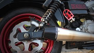 Sawicki 2 into 1 Exhaust System Sound Clip 06 Harley Dyna FXD  Deadbeatcustomscom [upl. by Jae]