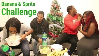 Banana and Sprite Challenge VOMIT ALERT [upl. by Hewet408]