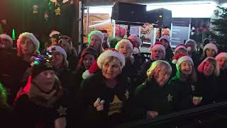 WHAT CHRISTMAS MEANS TO ME Rock Choir at Birkdale Lights Switch On 1st December 2024 [upl. by Webb47]