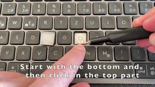 How to PROPERLY replace a regular Key on a Logitech MX Keys  CRAFT YR0073 YR0064 fix repair remove [upl. by Nylzor]