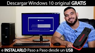 Cómo INSTALAR WINDOWS 10 desde USB  Formatear Windows 10 💻🔥 [upl. by Lamrej]