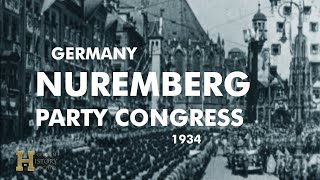 97 Germany 1934 ▶ Nuremberg 6th Party Rally 510 September 1934 Reichsparteitag Nürnberg [upl. by Ecinnaj]