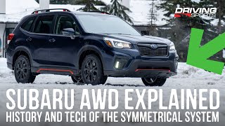 Subaru Symmetrical AllWheel Drive Explained AWD VDC and DCCD [upl. by Ruberta]