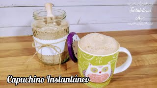 Cómo hacer CAPUCHINO INSTANTÁNEO Fácil y Espumoso [upl. by Irmgard]