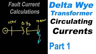 Delta Wye Transformer Connection and Circulating Currents and Voltages Part 1 [upl. by Luciano]