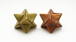 ORIGAMI TRIAKIS OCTAHEDRON Jo Nakashima [upl. by Dnomayd661]