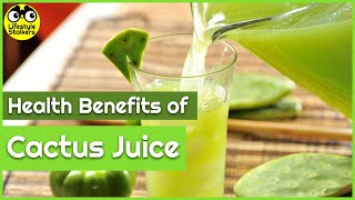 Health Benefits of Cactus Juice [upl. by Submuloc]