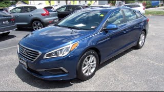 SOLD 2016 Hyundai Sonata SE Walkaround Start up Tour and Overview [upl. by Elay231]