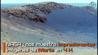 NASA  nos muestra impresionantes imágenes de Marte en 4K [upl. by Senaj]