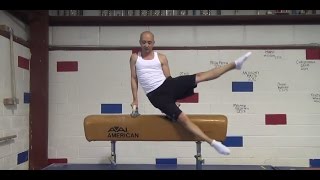 BEGINNER BASICS ON POMMEL HORSE TUTORIAL  Gymnastics How to Learn to Do Pommel Horse Introduction [upl. by Thadeus869]