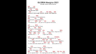 GLORIA liturgico 2021 Nuovo testo della Liturgia [upl. by Adieren]