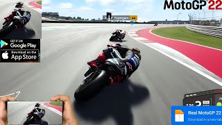 MotoGP 22 Android Mobile  Gameplay amp Download [upl. by Otinauj]