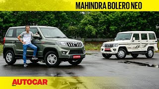 2021 Mahindra Bolero Neo review  Out goes the TUV300 in comes the Bolero Neo  Autocar India [upl. by Juliano196]