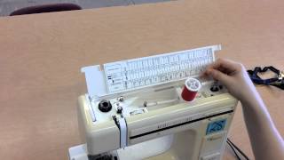 How to thread your bobbin with a Janome Sewing Machine [upl. by Stanton822]