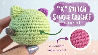 FOR BEGINNERS How to Single Crochet Cross Stitch [upl. by Reinhold]