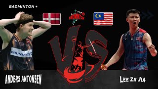 Anders Antonsen DEN vs Lee Zii Jia MAS  BWF World Tour Finals 2024 Badminton [upl. by Leik850]