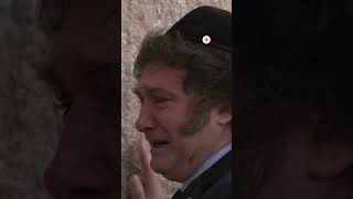 Javier Milei prays and cries at the Western Wall [upl. by Olshausen]