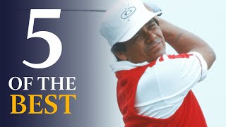 Lee Trevino  Five Of The Best Open Shots [upl. by Farah]