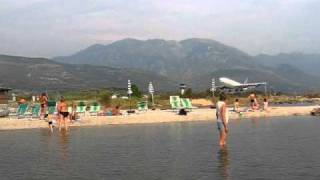 Airport Tivat  On the beach [upl. by Nwahsd650]