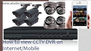 How to view CCTV DVR over InternetMobile [upl. by Brower]