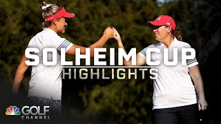 2024 Solheim Cup Day 2 Foursomes  EXTENDED HIGHLIGHTS  91424  Golf Channel [upl. by Ytrebil]