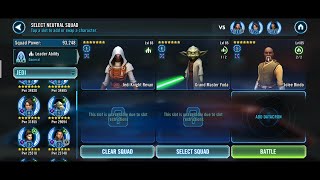 SWGOH QuiGon Jinn Omicron GAC Counters  Season 39 3v3 [upl. by Pedersen661]