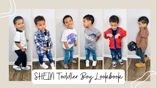 Toddler Boy SHEIN Lookbook  Haul 2021 [upl. by Duggan]