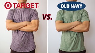 Which 18 Activewear Shirt Is Better Target All in Motion vs Old Navy [upl. by Asyla]